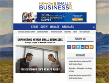 Tablet Screenshot of nevadasmallbusiness.com